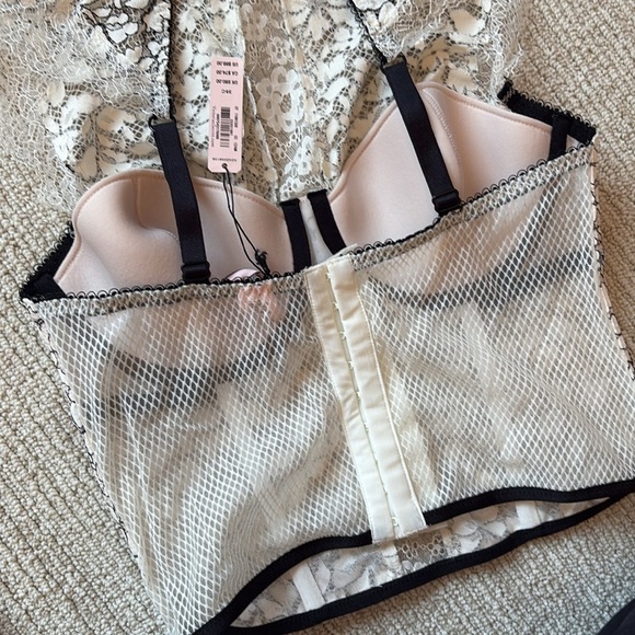 Victoria Secret High Neck Lace Corset Top - Picture 7 of 9